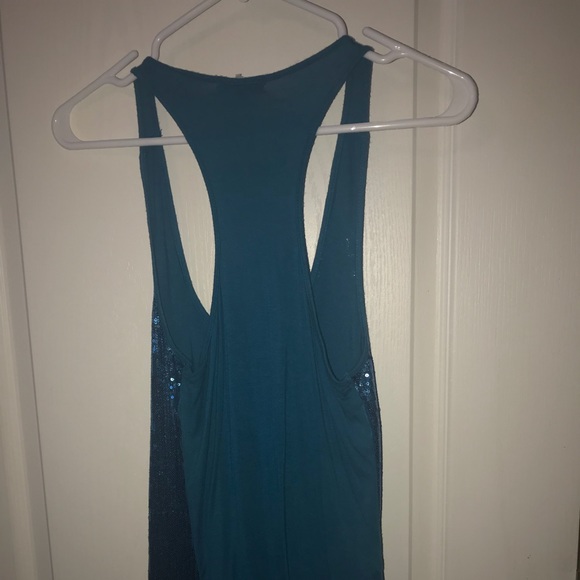 Deep Teal Racerback Tank - Picture 4 of 6